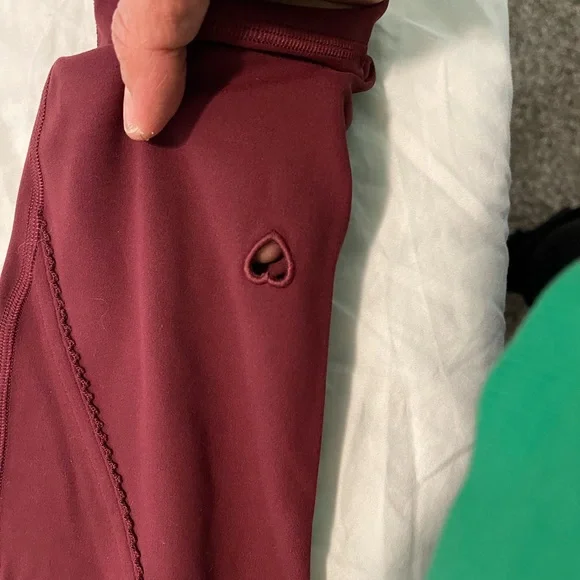 Lululemon Athletica Maroon Groove Pants - Picture 6 of 8